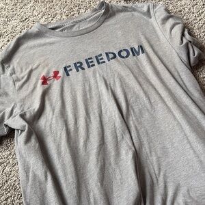 Under Armour Gray Freedom Tee